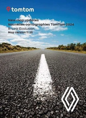 RENAULT (GENUINE OE) Genuine Renault Sat Nav R-Link Evolution TomTom 11.25 SD Card Europe 2024-2025
