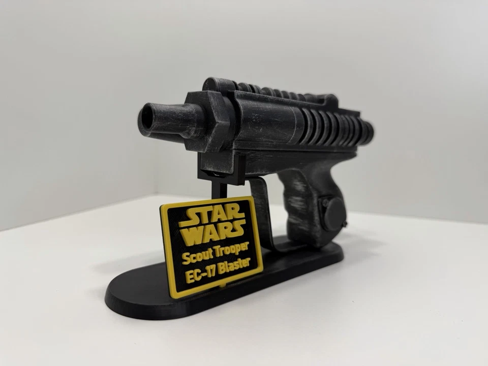 Pistola bláster Battlefront EC-17 Scout utilería de Star Wars. Biker Scout Blaster Foto 3 de 4