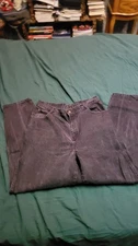 Gitano Womens Jeans Black Denim Size 18 Tall.