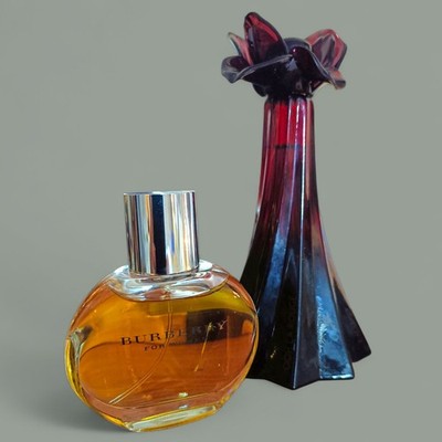  Lot Ooh la Rouge Exclusif,Christian Siriano 3.4 Oz , Burberry For Women 1.6 Oz