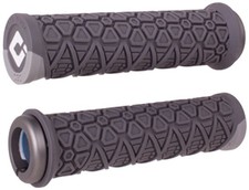 Vanquish Lock-On Grips - ODI Vanquish Grips - Graphite/Gray, Lock-On - Grip