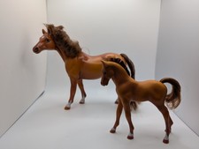 Grand Champions 1995 Vintage Mare and Foal Horse Toy Figures