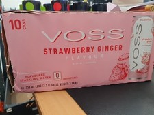 VOSS Strawberry Ginger Flavoured Sparkling Water Pack of 19 x 330ml
