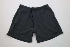 Vintage 90s Reebok Mens XL Faded Classic Logo Above Knee Shorts Gray Cotton