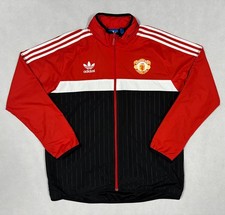 Manchester United Adidas Originals Windbreaker / Jacket Size: Adults Large