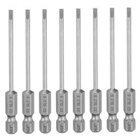 "8X SL2.5 Schlitzbits 3\" Magnet FüR Schraubendreher"