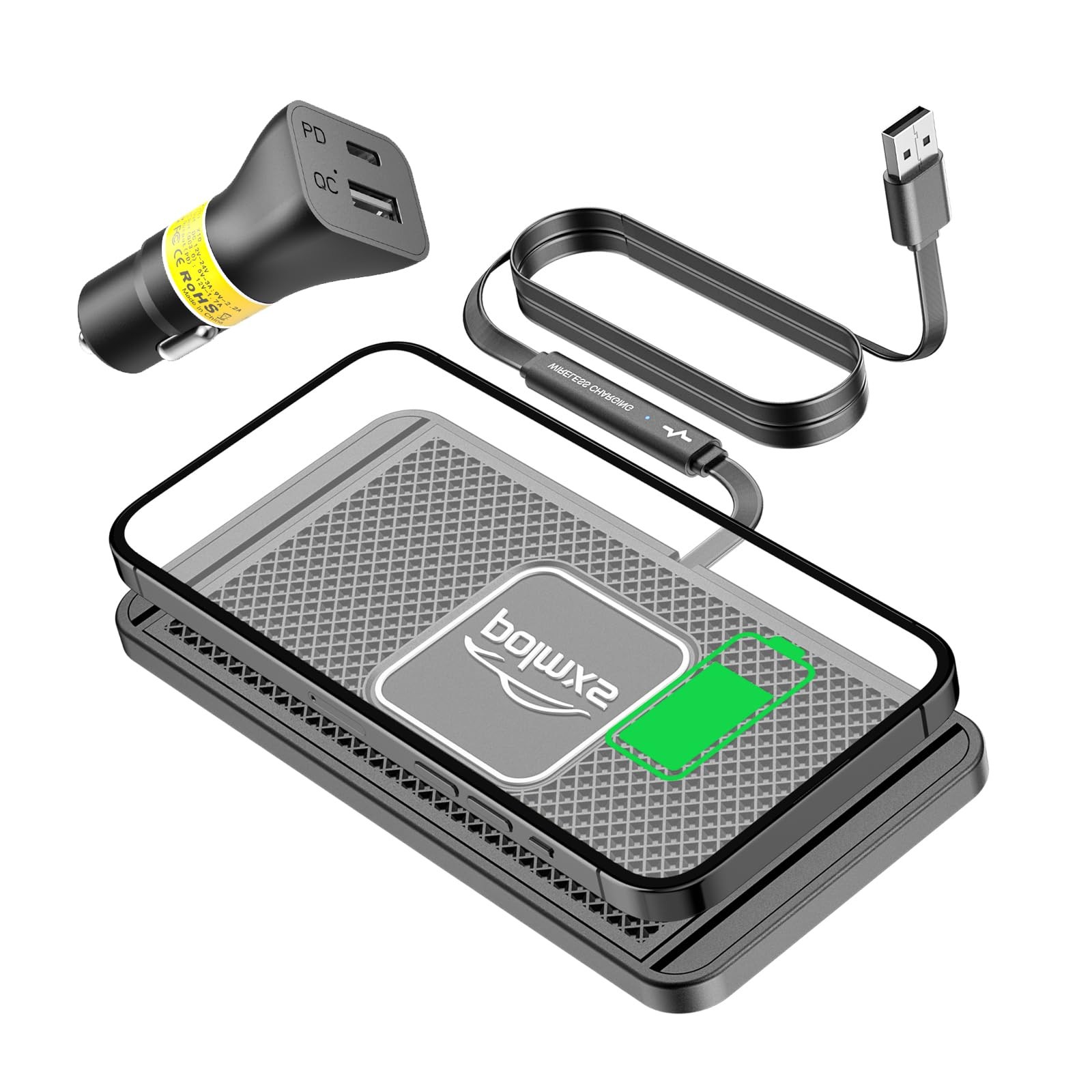 15W Fast Wireless Car Charger Pad for Phones-image