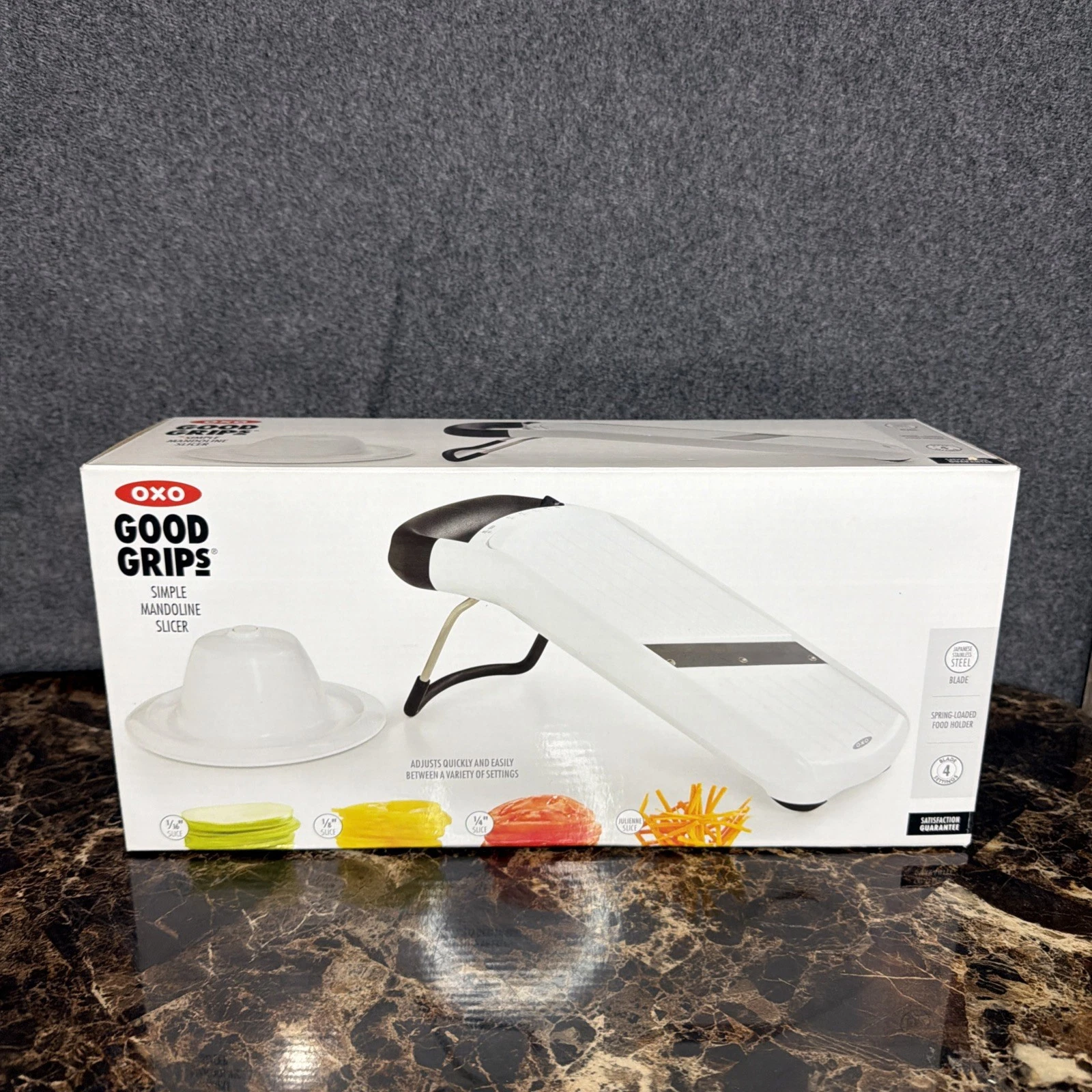 New OXO Good Grips Simple Mandoline Slicer 1273180 White NIB Japanese Steel
Opens in a new window or