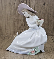 NAO by Lladro 1345 "The Nightingale's Song" Vintage Porcelain Figurine (Retired)