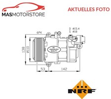 KOMPRESSOR KLIMAANLAGE NRF 32184 A FÜR BMW 3,X3,Z4,E46,E83,E85