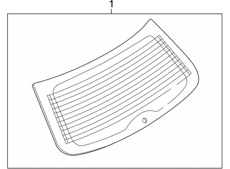 (LOCAL PICKUP ONLY) Back Glass Heated Privacy Tint Fits 07-12 MAZDA CX-9 6828876 - Image 4 of 4