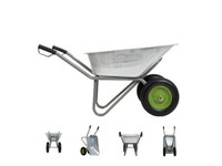 Trutzholm® Schubkarre Schiebkarre Gartenkarre 2-Rad Pu Rad 150L