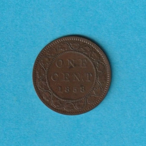 1858 Canada Large Cent — photo from the most recent tracked eBay sale