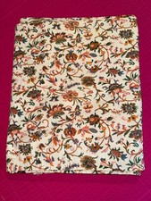 Tissu ancien Romanex Boussac coton indienne  larg  39 cm x 500 cm C830