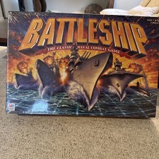 Battleship Classic Naval Combat Game Strategy Hasbro MB Portable NEW Sealed 2002