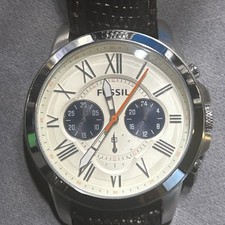 Fossil Fs5021 Quartz Analog Watch Leather Band