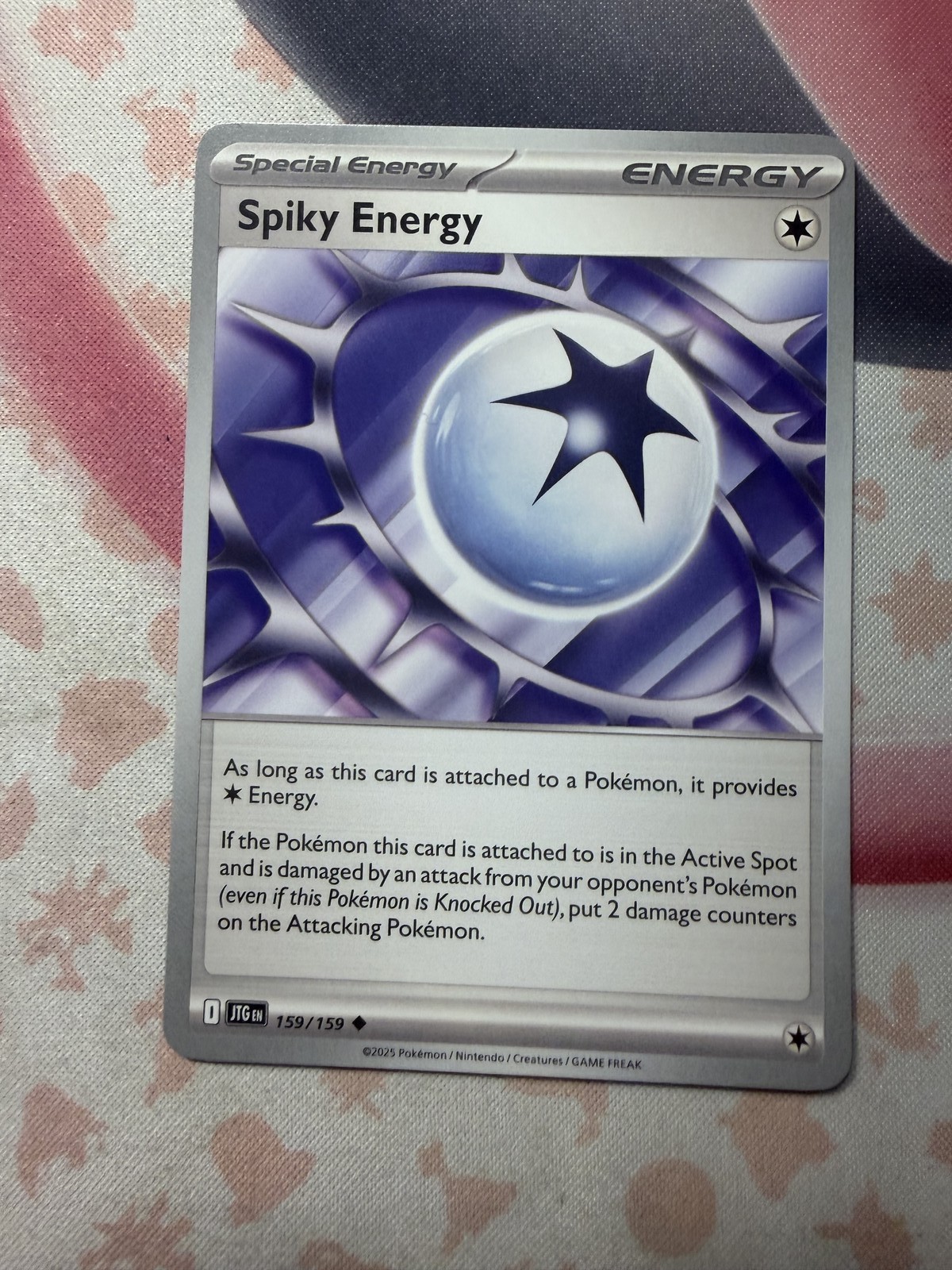 Spiky Energy - Uncommon SV09: Journey Together 159/159 NM English Pokemon Card