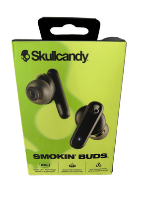 Skullcandy Smokin' Buds True Wireless Earbuds Bluetooth In-Ear Headphones Black