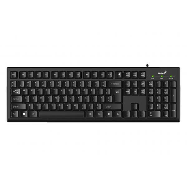 Computer technology kb-100 tastiera ufficio usb qwerty inglese nero - Immagine 2