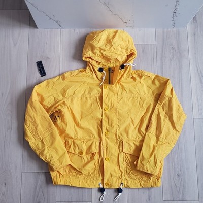 Polo Ralph Lauren Rain Jacket Mens XXL Yellow Yacht Parka Hooded