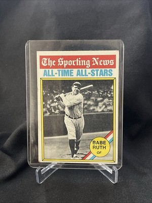 1976 Topps - The Sporting News AllTime All-Stars Babe Ruth #345
