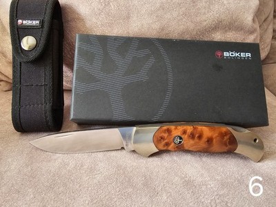 Böker Messer Optima Thuja Taschenmesser CPM CruWear Wechselklinge