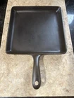 Wagner Ware Cast Iron Square Shallow Griddle 1895 - 1930’s