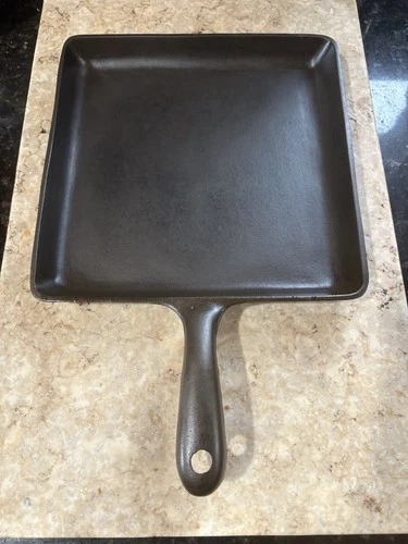Wagner Ware Cast Iron Square Shallow Griddle 1895 - 1930’s