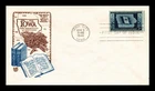 DR JIM STAMPS US COVER IOWA STATEHOOD CENTENNIAL FDC SCOTT 942 BI-COLOR CRAFT