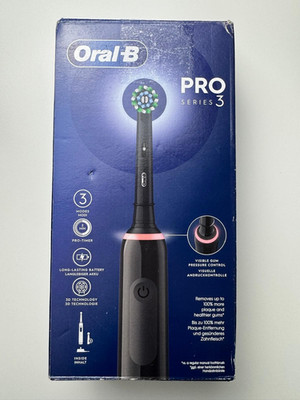 Oral-B PRO 3 3000 elektrische Zahnbürste gebraucht ohne Aufsteckbürsten