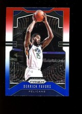 2019 Prizm #169 Derrick Favors New Orleans Pelicans Red White & Blue Prizm
