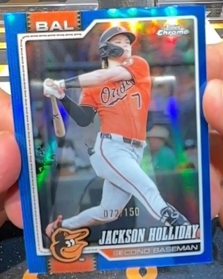 2026 Topps Chrome Baseball  Jackson Holliday Blue Refractor /150