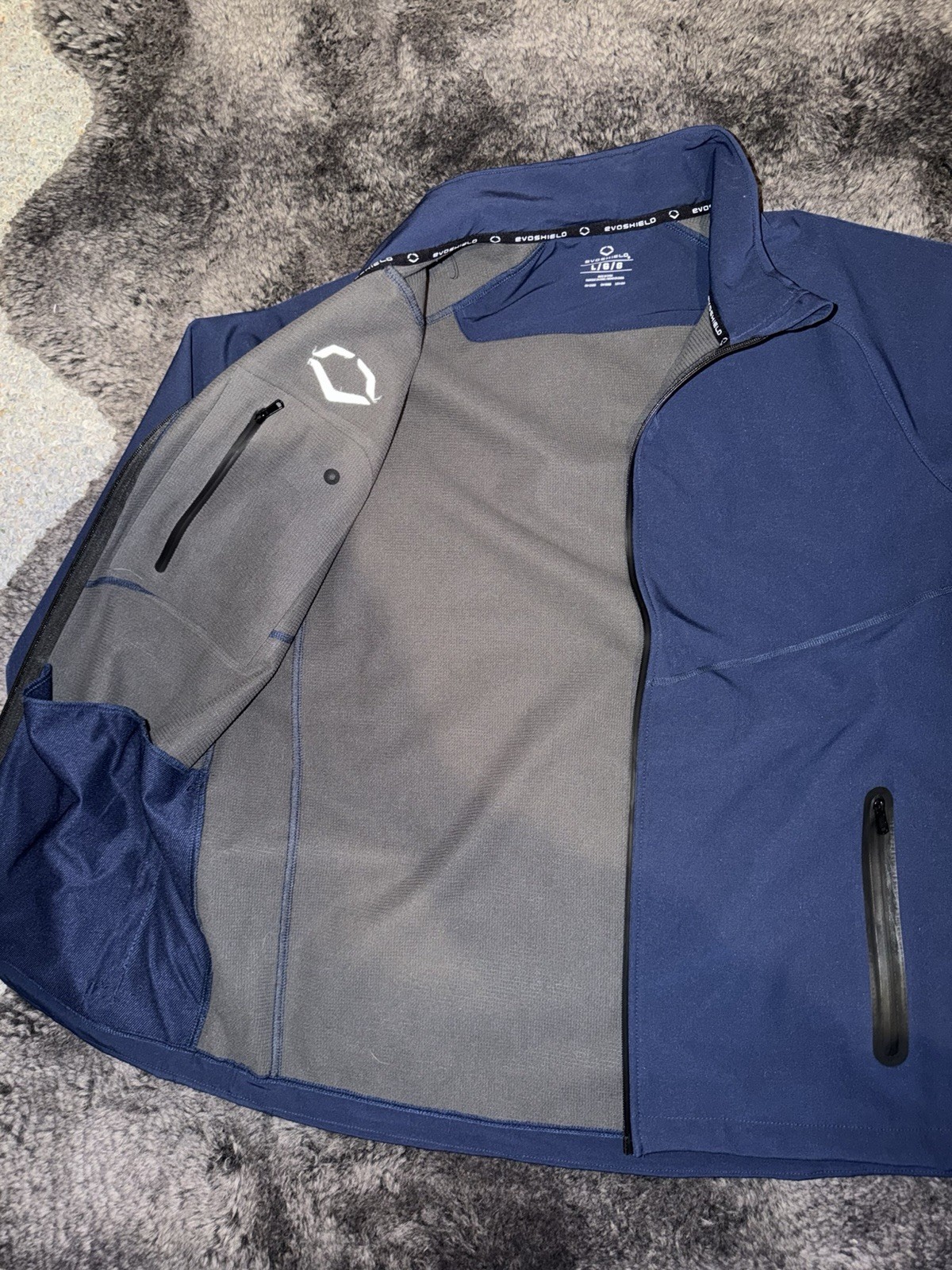 EvoShield Men's Blue Softshell Jacket Full-Zip Si… - image 7
