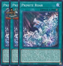 Yugioh! 3x Primite Roar LAVD-ENO22 Common 1st Ed NM