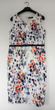 Kaleidoscope Evening/Occasion Dress in Navy Blue & Multicoloured Design, Size 14
