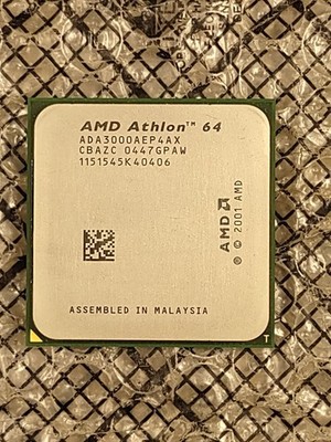 AMD Athlon 64 3000+ 2.0ghz Socket 754 CPU ADA3000AEP4AX
