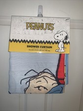 Peanuts Shower Curtain 72  X 72  NWT