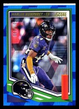 2025 Panini Score Football Marlon Humphrey #65 /185 Baltimore Ravens #145 Blue