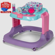 Safety 1st Ready, Set, Walk DX Developmental Baby Walker with Wheels, Pink