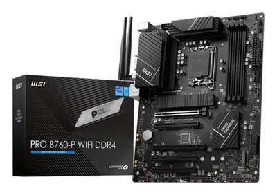 MSI PRO B760-P WIFI DDR4 Mainboard LGA 1700 ATX