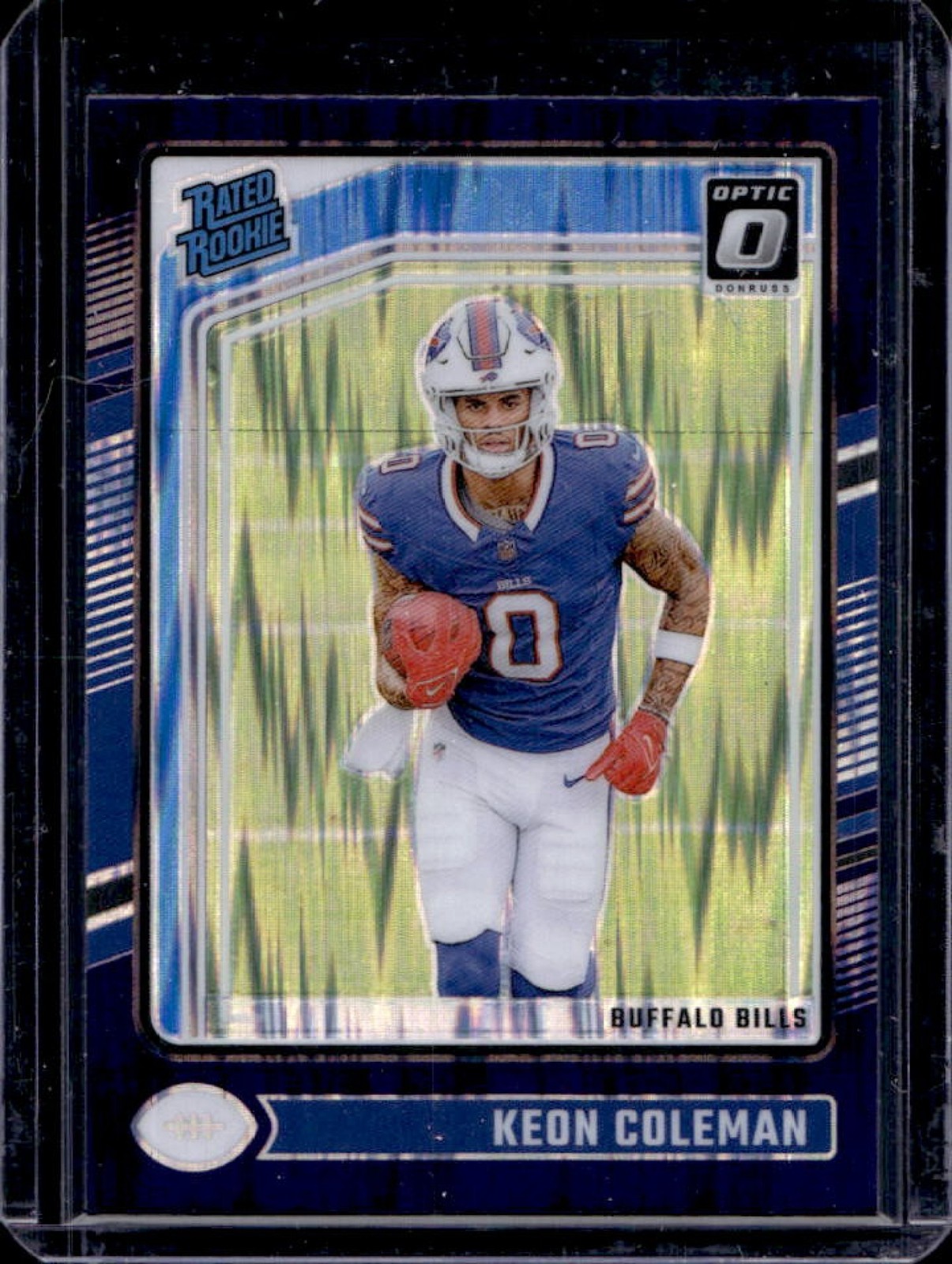 2024 Donruss Optic Keon Coleman Purple Shock Rated Rookie #263 Bills