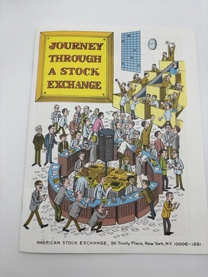 Vintage Journey Through  A Stock Exchange Ephemera Comic Book Cartoon 1989