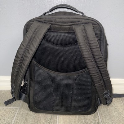 Tumi Alpha Bravo Davis Backpack Laptop Carry Bag Nylon Leather