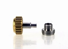 Ricambio corona orologio oro - compatibile con Rolex - Ø 5,3 / 6 / 7mm