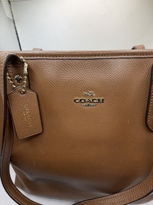 バッグ Vintage Coach Leather Tote Bag Brown Vintage Coach Lunch Tote Glovetanned Leather Bag Mahogany Brown