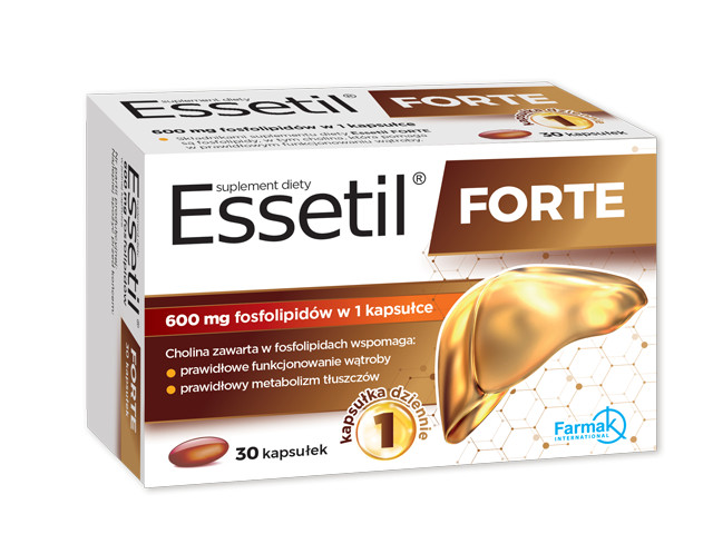 ESSETIL FORTE 600mg 60-240 Kapseln Leber Cholin Phospholipid Lebergesundheit