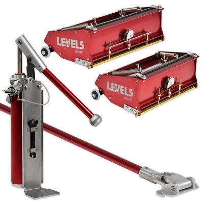 LEVEL5 Set Trockenbauwand GK Platten Spachtelmasse Flat Box Ladepumpe SET 4-605