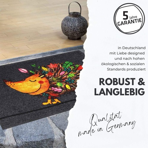 Salonloewe Funky Hedgy 2 Fußmatte 50 x 75 cm Sauberlaufmatte - Bild 8 von 10