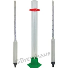 Alcoholmeter / Hydrometer / Glass Test Cylinder KIT IN STOCK READY FAST SHIP USA