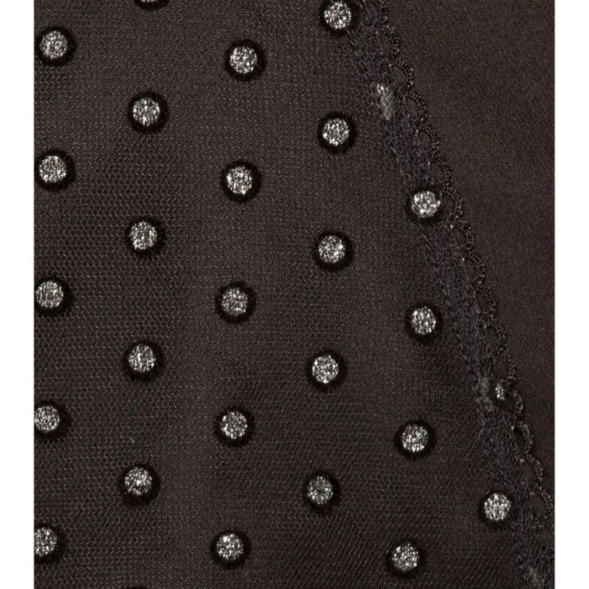 laeticia mini dress in silver dots LAETICIA MINI DRESS IN SILVER DOTS